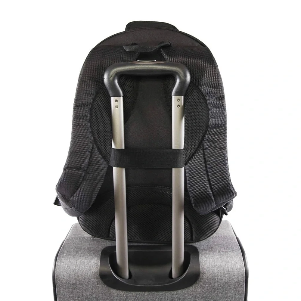 Perry Ellis Unisex M146 Black Business Laptop Backpack